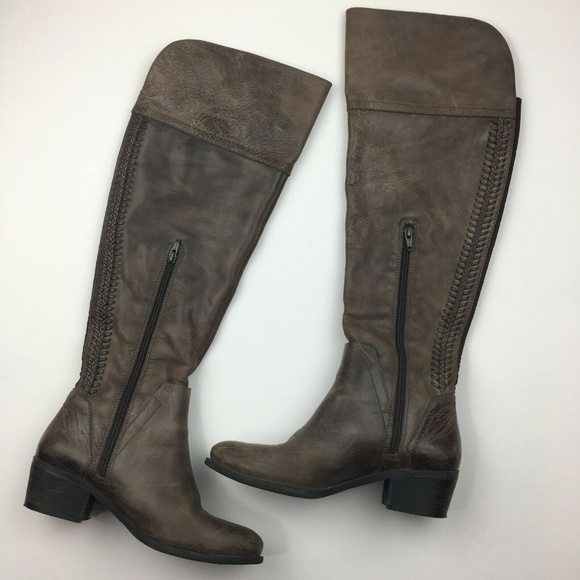 grey riding boots